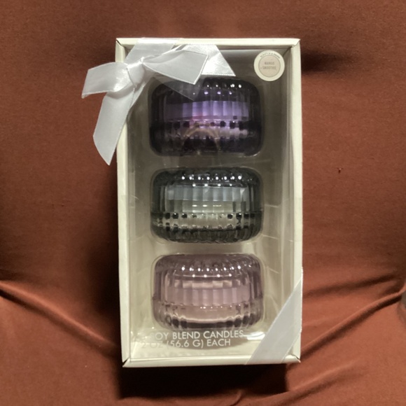 Modern Expressions 3 Piece Soy Blend Glass Candles NEW - Picture 10 of 13